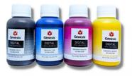 Tinta Sublimática Gênesis ORIGINAL Sublidesk - 4 Unidades De 100ml + Perfil De Cores Gênesis