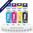 Tinta t544 kit com 4 cores para l3250 l3150 l1250