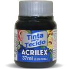 Tinta Tecido Fosca 037ML Preto - Acrilex