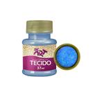 Tinta Tecido Glitter 37ml Azul DAC