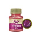 Tinta Tecido Glitter 37ml Vermelho Pt 12 DAC