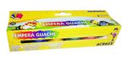 Tinta Tempera Guache Com 6 Cores Com 15Ml - Acrilex 02006