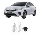 Tinta Tira Risco Automotivo Branco Topazio Honda + Verniz 15ml