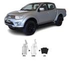 Tinta Tira Risco Automotivo Prata Rodhium - A04 Mitsubishi + Verniz 15ml