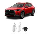 Tinta Tira Risco Automotivo Vermelho Granada - 3R3 Toyota + Verniz 15ml