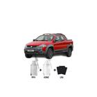 Tinta Tira Risco Automotivo Vermelho Strada Fiat + Verniz 15ml