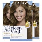 Tintura de cabelo Clairol Nice'n Easy 6G, marrom dourado claro, pacote com 3 unidades