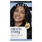 Tintura de cabelo Clairol Nice'n Easy Permanent 1 Blackest Black x1