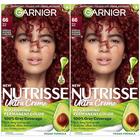 Tintura de cabelo Garnier Nutrisse Creme Nutritivo 66 True Red 2x