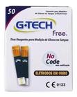 Tiras De Glicemia G-Tech Free com 50 Unidades - G-Tech