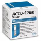 Tiras para controle de glicemia accu chek guide 50 tiras - Roche Diagnostica I