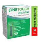 Tiras Reagentes One Touch ULTRA  Plus  caixa com 50 unidades