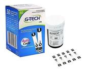 Tiras Reagentes Para Medir Glicemia Capilar 50 Uni G-Tech Lite