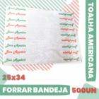 Toalha Americana Bom Apetite Impressao Papel Bandeja Kit 2Un