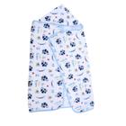 Toalha Banho Bebe Forro Fralda DISNEY AZUL MICKEY PRINCIPE 70 x 90