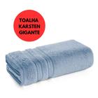 Toalha Banho Gigante Karsten Unika 100% Algodão Azul Allure