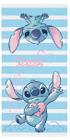 Toalha Banho Lilo Stitch Oficial Disney140x70cm Aveludada - Lepper