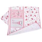 Toalha Bebe Felpa Forrada Com Fralda E Capuz 90x70cm Baby Nice Enxoval Bebê