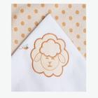 Toalha Bordada c/ Capuz com Forro de Fralda 90x70cm