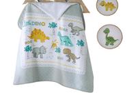 Toalha De Banho Bebê Com Capuz Estampada Little Dino Dohler