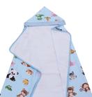 Toalha de Banho com Capuz Infantil Estampada Para Bebê Menina Menino - Maria's Baby