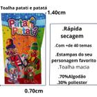 Toalha de Banho Grande Super Macia e Lindas Felpuda Estampada de Personagem