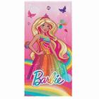 Toalha De Banho Infantil Felpuda Barbie Arco-íris Lepper 2