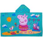 Toalha de banho infantil grande capuz divertida 3d peppa pig 100% algodão incomfral