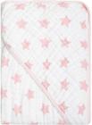 Toalha De Banho para bebês Fralda Soft Com Capuz Estampada 80Cm X 80Cm Estrela Rosa - Papi