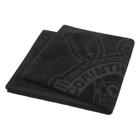 Toalha de Banho Praia e Piscina Escudo Corinthians Oficial Times Buettner Jacquard Relevo cor Preto - Bouton