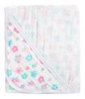 Toalha de Banho Soft Bebe Menina 85cmx85cm Rosa Macia 100%algodão