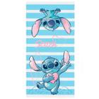 Toalha de banho stitch aveludada não puxa o fio