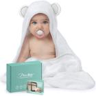 Toalha de bebê com capuz MINIBOO de rayon ultramacio de bambu