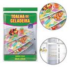 Toalha De Geladeira Plástica Organizadora Kit Com 03 Peças 36x53cm Plast Leo