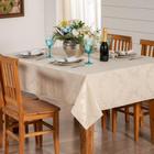 Toalha De Mesa 4 Lugares Jacquard Original Palha