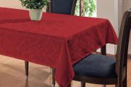 Toalha De Mesa 6 Lugares Jacquard Tecido Grosso Retangular