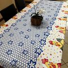 Toalha De Mesa 6 Lugares Retangular 6 Cadeiras 2,15m X 1,45m