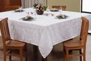 Toalha De Mesa 8 lugares Retangular Tecido Jacquard 3,50m x 1,40m