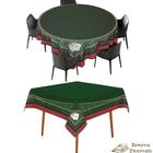 Toalha de Mesa Aveludada para Jogar Baralho Poker Truco Cartas - Mesa Redonda ou Quadrada - 1,60 m x 1,60 m - Flanela - 100% Poliéster