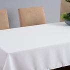 Toalha de Mesa Basic 1 Peça 2,00m x 1,40m 6 Lugares 100% Poliéster Tecido Oxford