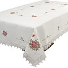 Toalha De Mesa Branca 6 Lugares Rafimex