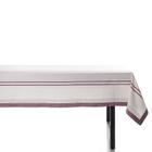 Toalha de Mesa Buddemeyer Lush Retangular 160x220 Vinho Listrado