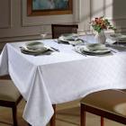 Toalha de Mesa Dohler Requinte Branco 1,40x2,10m 6 Lugares