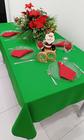 Toalha De Mesa e Guardanapo 12Lugares Verde e Vermelho Natal - Quero Quero Mais