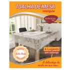 Toalha de Mesa Em Renda Retangular 6 Lugares 1,40 x 2,10cm