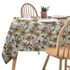 Toalha de Mesa Firenze Floral Bege - FASTLAR