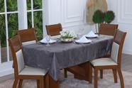 Toalha de Mesa Jacquard Lisa - 4 Lugares 1,5 x 1,4 m