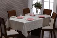 Toalha de Mesa Jantar Jacquard Lisa -10 Lugares 3 m x 1,4 m - Olizonit