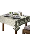 Toalha De Mesa Linhão 4 Lugares Quadrada Folhas Verde - Ibitinga Decora