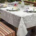 Toalha de mesa linho estampada kacyumara tunise